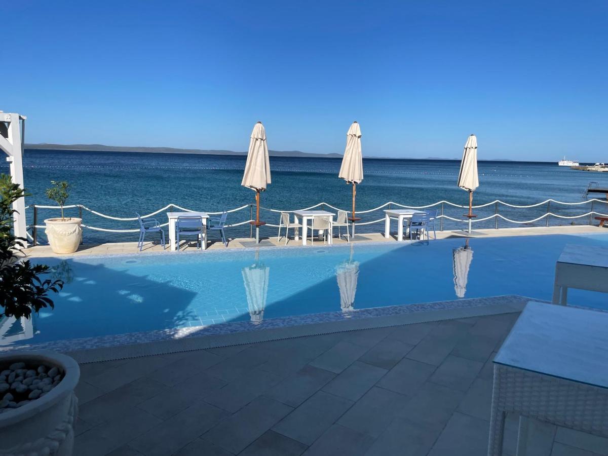 Luxury Two-Floor Apartment In Petrcane With Garden And Pool Bagian luar foto